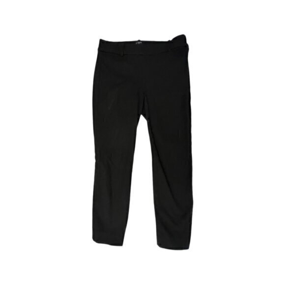 Women’s J. Crew Winnie Pant Size 2 Black Stretch Crop Ankle Office Career Wear - Picture 2 of 9
